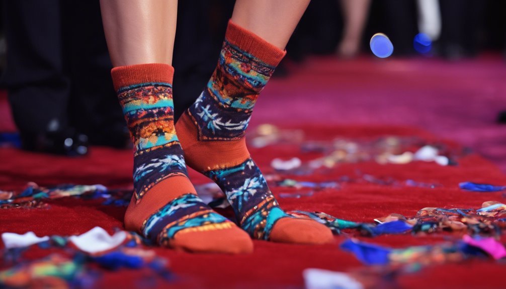 celebrity fashion sock trends