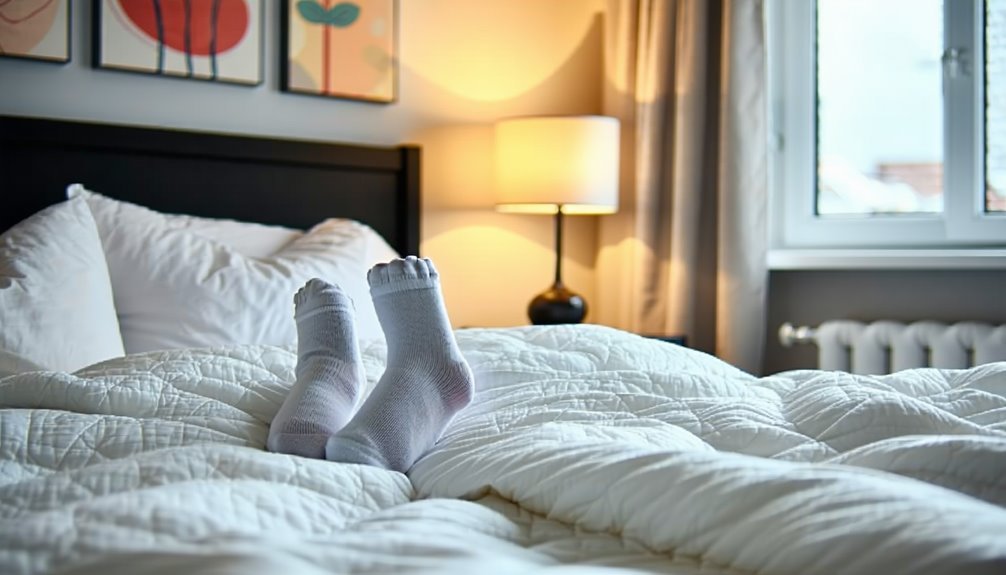 compression socks bedtime warnings