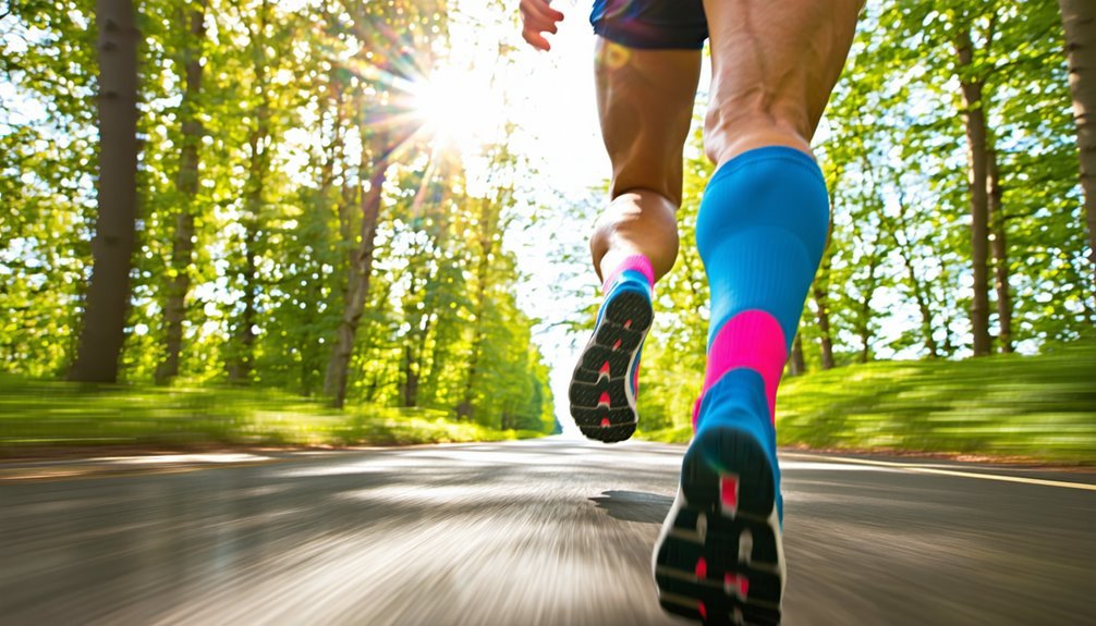 compression socks during exercise
