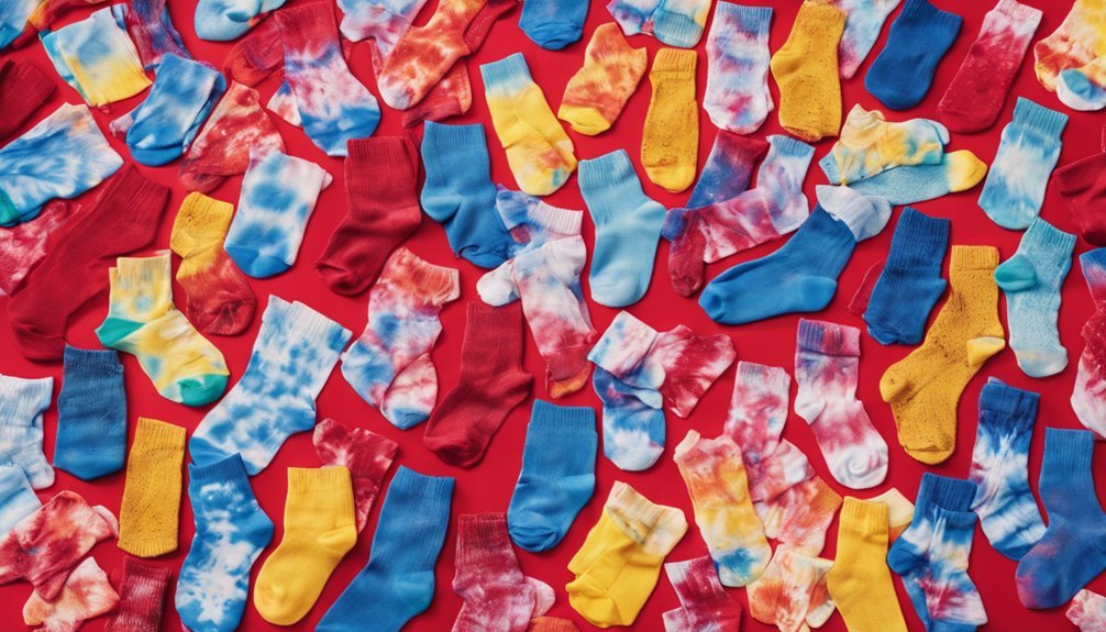 creative colorful sock project