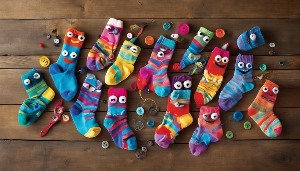 creative sock puppet crafting