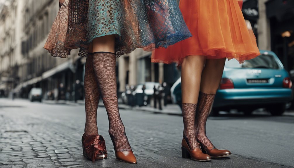 fishnet socks outfit inspiration