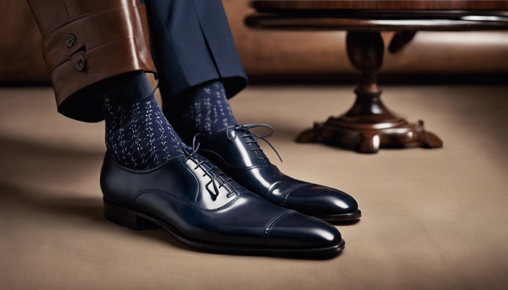 luxury socks enhance professionalism