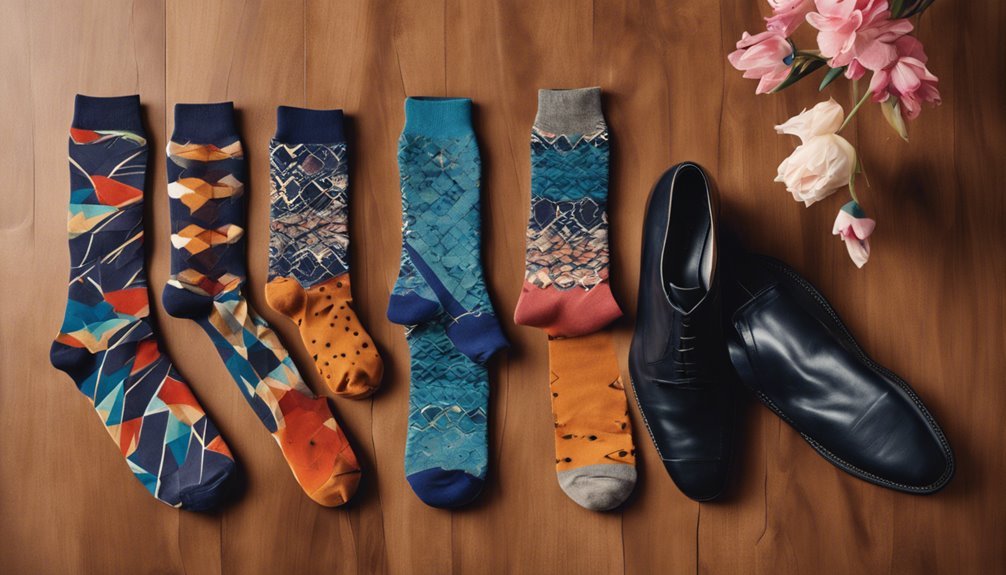 patterned socks style guide