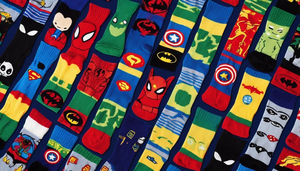 pop culture themed socks