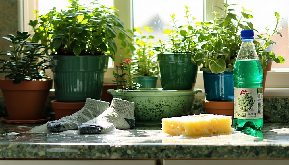 remove mould from socks