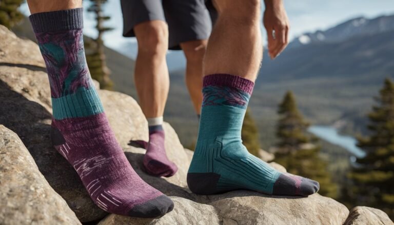 sock comparison for hikers