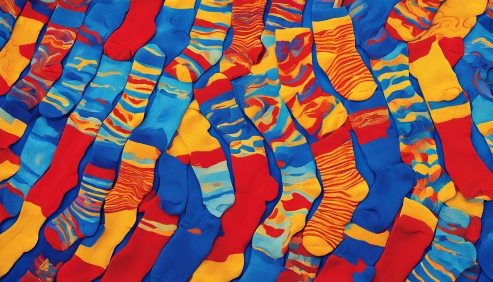 socks as artistic expression