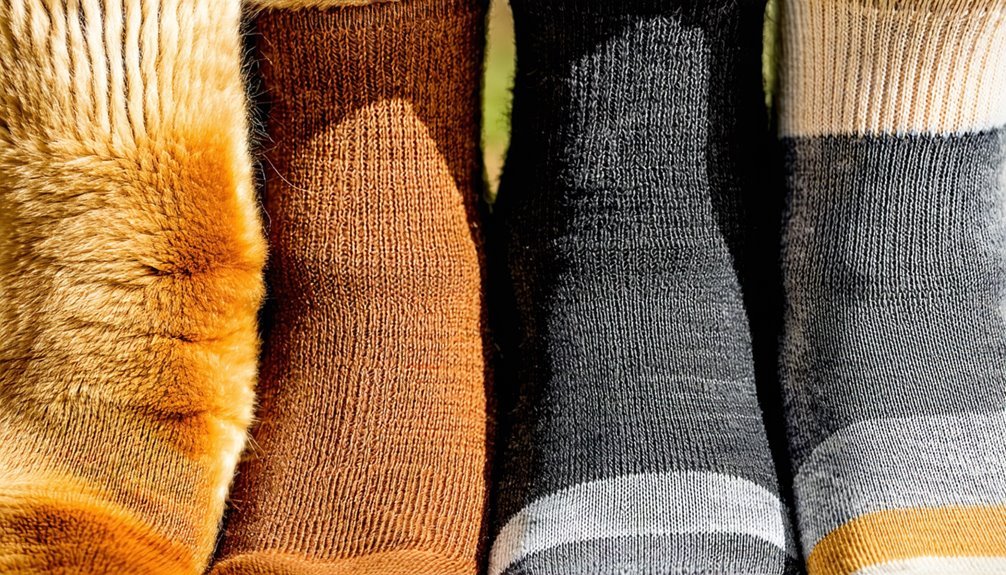socks comparison hollow alpaca vs darn tough