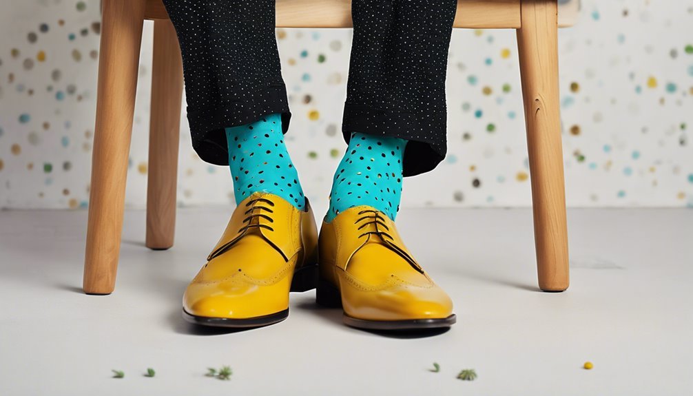 socks enhance work attire