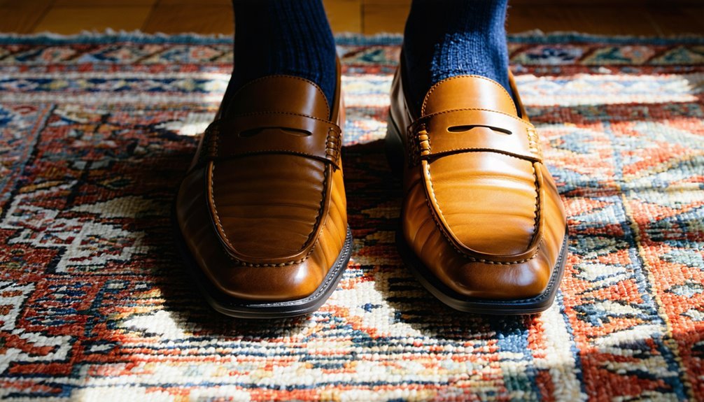 socks selection for loafers