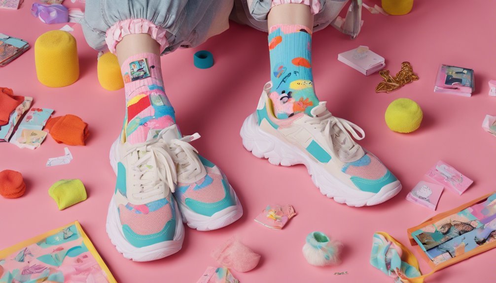 stylish k pop sock trends
