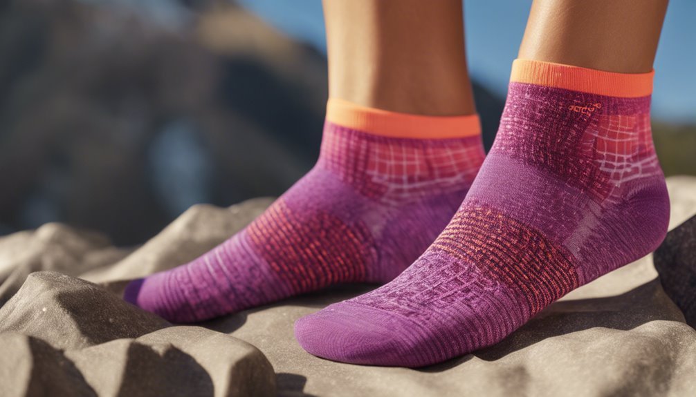 summer running sock materials