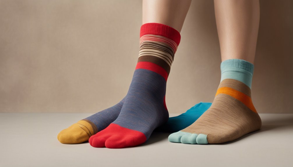 toe socks design explained