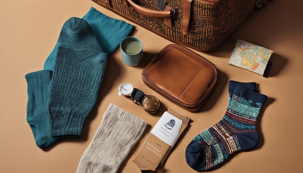 travel friendly antimicrobial socks