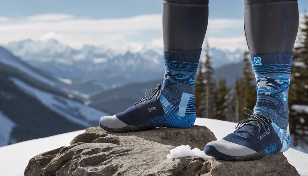 warm breathable ski socks