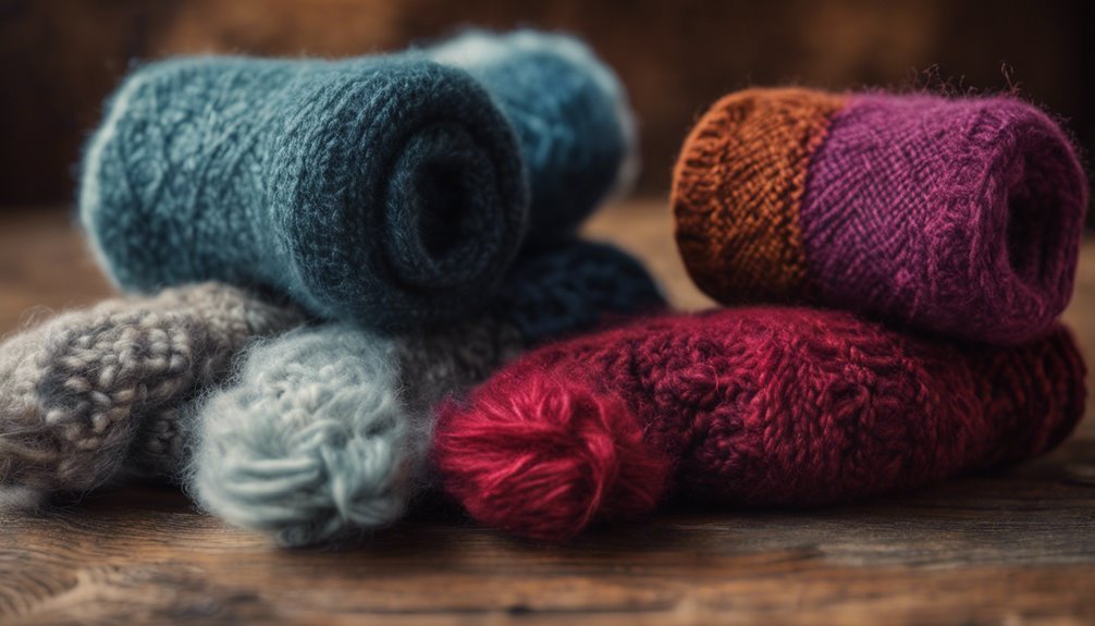 warmth of wool socks